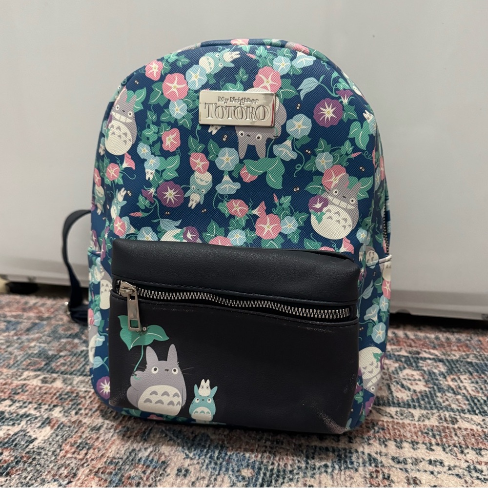Totoro Backpack - Faux Leather